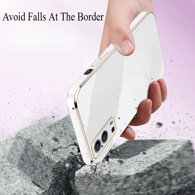 เคสโทรศัพท์ชุบด้วยไฟฟ้าขอบตรงสําหรับ vivo Y300 Y300I Y200 Y200 + Y200I GT Pro Pro + Plus