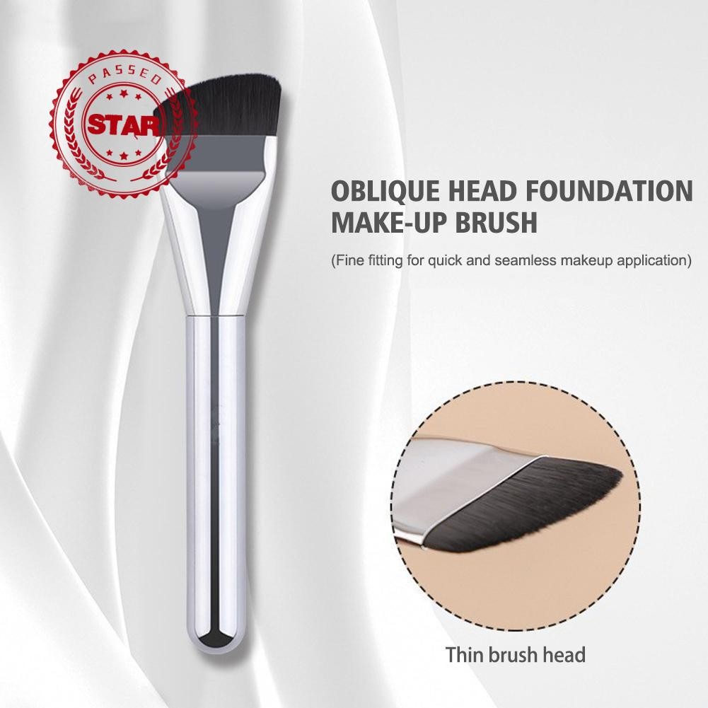 แปรงรองพื้น Ultra Thin Brush สําหรับคอนซีลเลอร์แปรงแต่งหน้า Contour Foundation Face O3w8