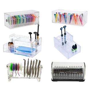 กล่องเก็บของอะคริลิกสำหรับทันตกรรม - กล่องใส่โซ่ไฟฟ้า/ที่รัด…