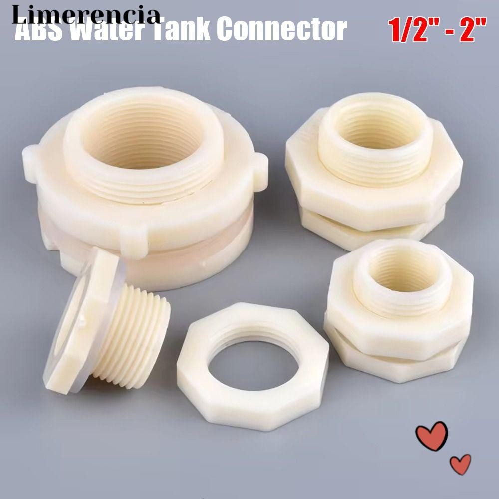 IFFINE 1 ชิ้น Tube Connector, 1/2 "3/4" 1 "1.2" 1.5" 2" ด้ายหญิงท่อด้ายภายใน Fitting, ทนทานถังปลา Aquarium ท่อระบายน้ําสวนชลประทานพลาสติก ABS ท่อ Joint