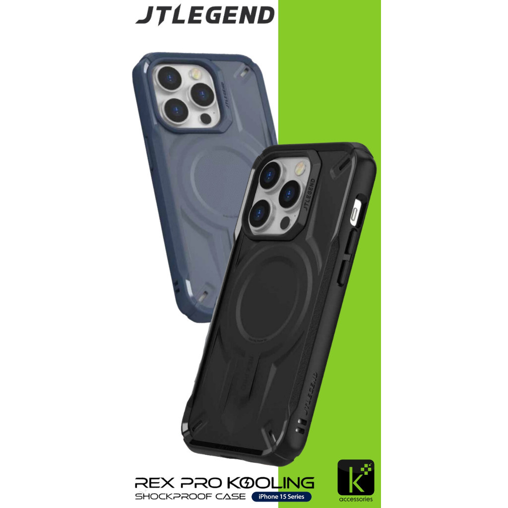 JTLEGEND REX Pro Kooling Shockproof Case เคส iPhone 15 Pro/ Pro Max