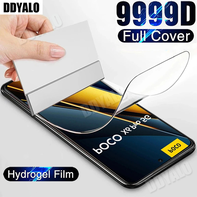 Soft Hydrogel ฟิล์มกันรอยแบบเต็มหน้าจอสําหรับ Xiomi Xiaomi POCO C75 C71 C65 C61 F7 Ultra F5 X7 X6 X5