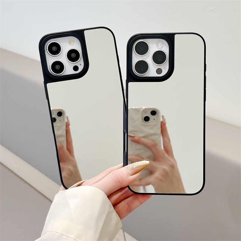 เคสโทรศัพท์ For iPhone 13 11 16 pro max Case iPhone 11 15 pro max 12 14 13 pro max เคสโทรศัพท์กระจกแต่งหน้า กระจกเงา INS