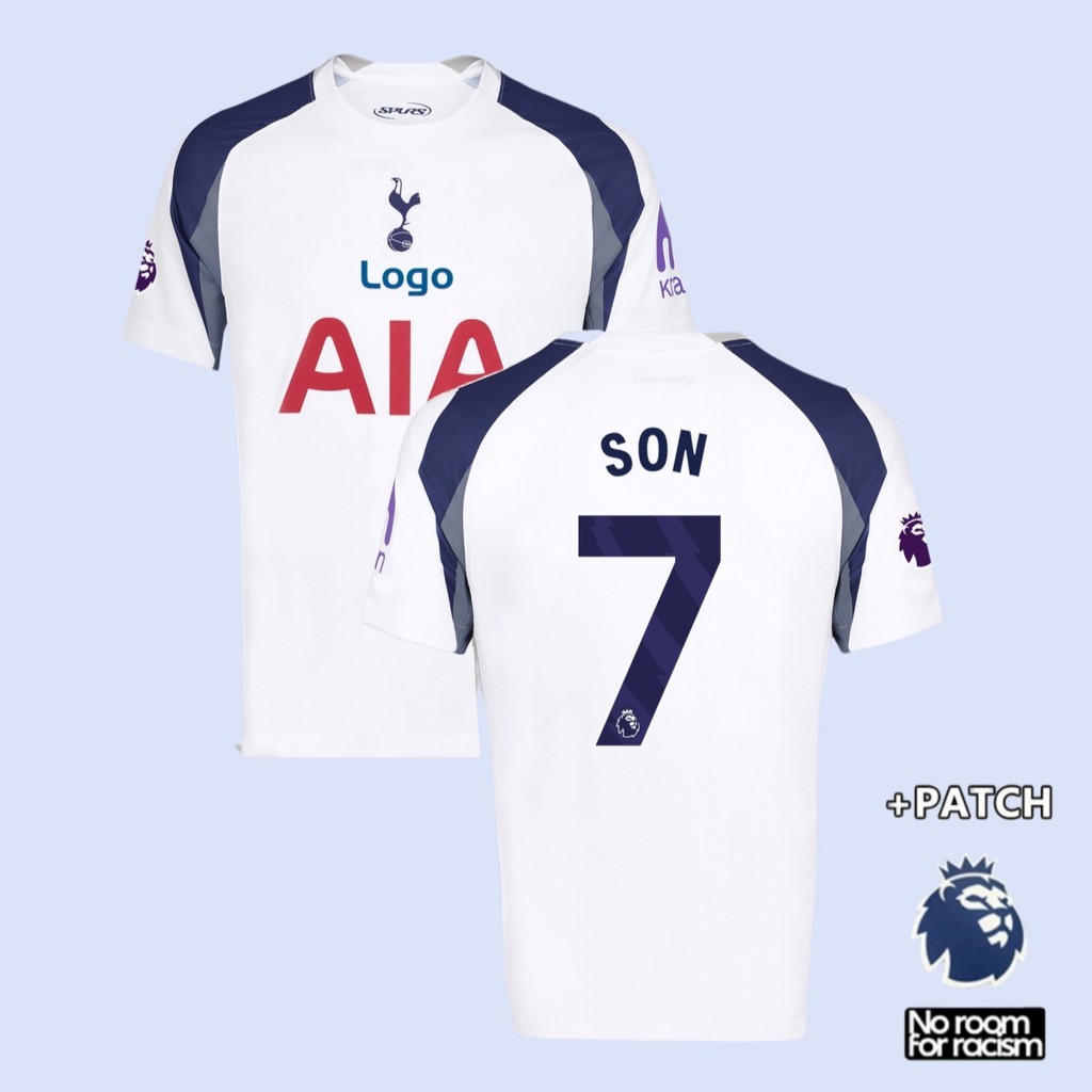 ผู้เล่น ฉบับที่ 2025 2026 TOT Spurs Home Away Son Football Jersey เสื้อยืดแขนสั้นผู้ชาย
