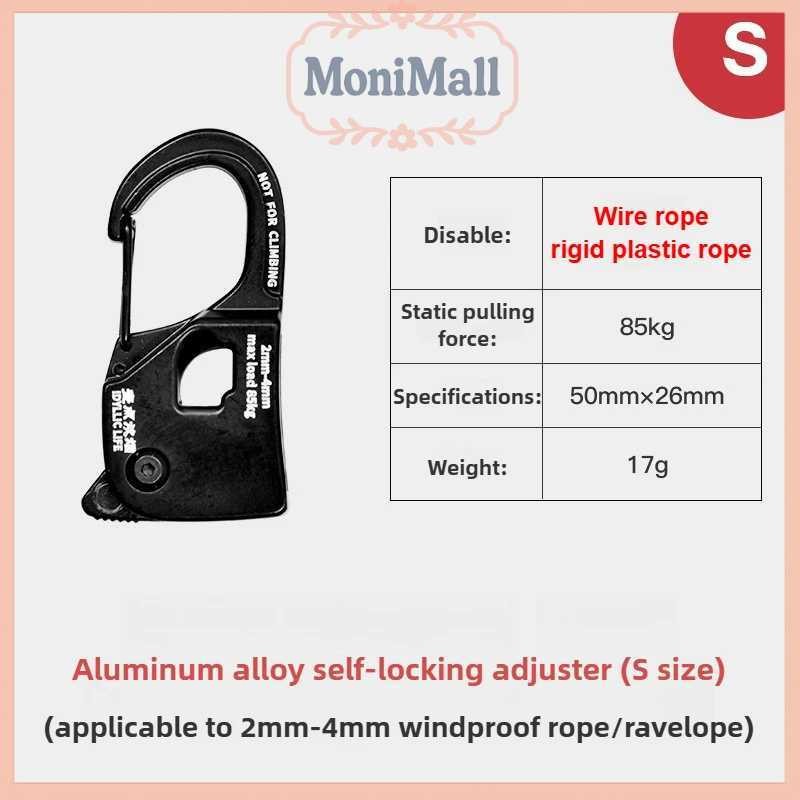 TENDA Self-Locking Rope Tensioner Canopy Tent Rope Lock - IDL021