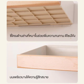 ชั้นวางของในห้องน้ำ ที่วางของติดผนัง สามารถใช้เก็บอุปกรณ์ในห้องน้ำ ฯลฯ ที่วางสบู่ สไตล์เรียบง่ายและสง่างาม