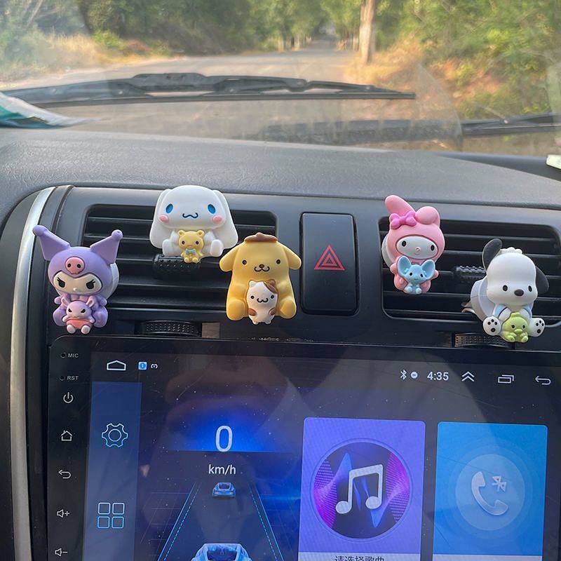 Sanrio Car Air Conditioner Air Outlet Decoration Aromatherapy Long-Lasting Light Perfume Cute Car In