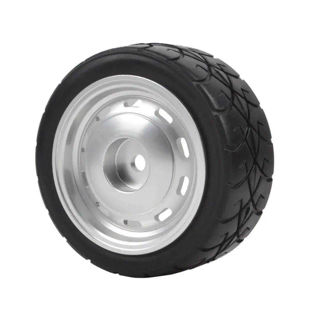 4PCS อลูมิเนียมล้อขอบยางสําหรับ Tamiya Mini M03 M04 M05 M06 SW01 แชสซี