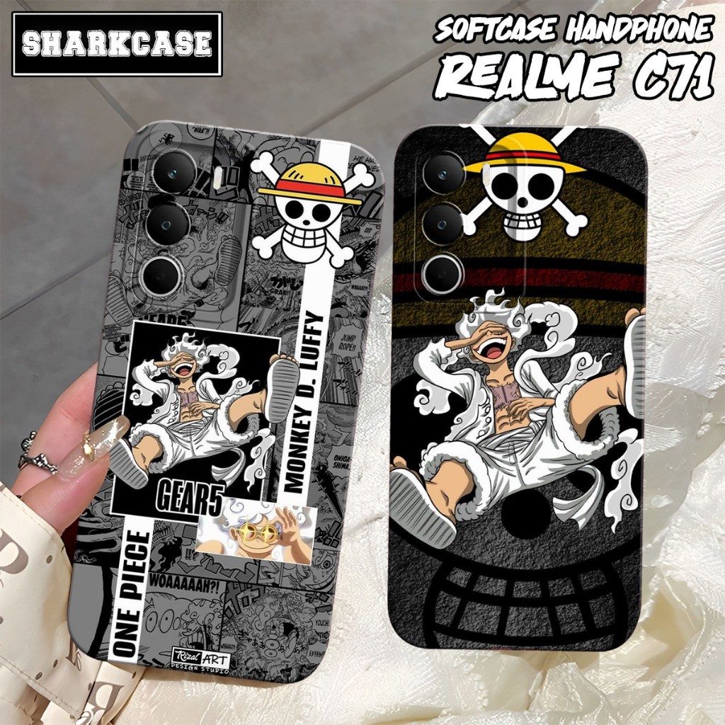 เคส HP Realme C71 4G 2025 / Realme C75 / Realme C75X - Cool Contemporary One Piece Gear 5 Anime Moti
