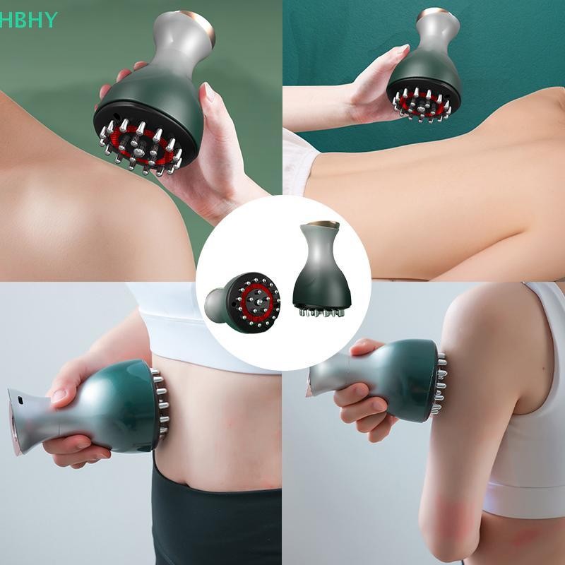 HB ชาร์จ Guasha นวด Body Shaping ความร้อน Meridian Scraping แปรง Lymphatic ล้างพิษ Regimen ขุดลอกไขมัน Burner HY