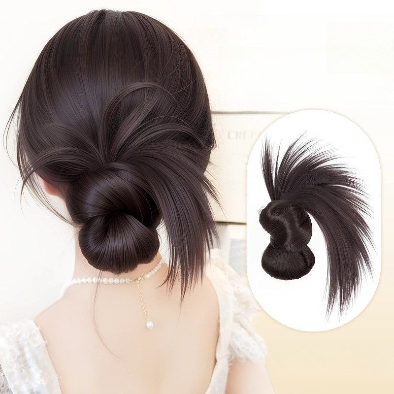 ปอมปาดหลังเทียม กระจุกผมตุ๊กตาติดหนีบในวินาที - ทรงผมสวยฟู เพิ่มความหนาแน่น - สำหรับผมบาง ผมสั้น