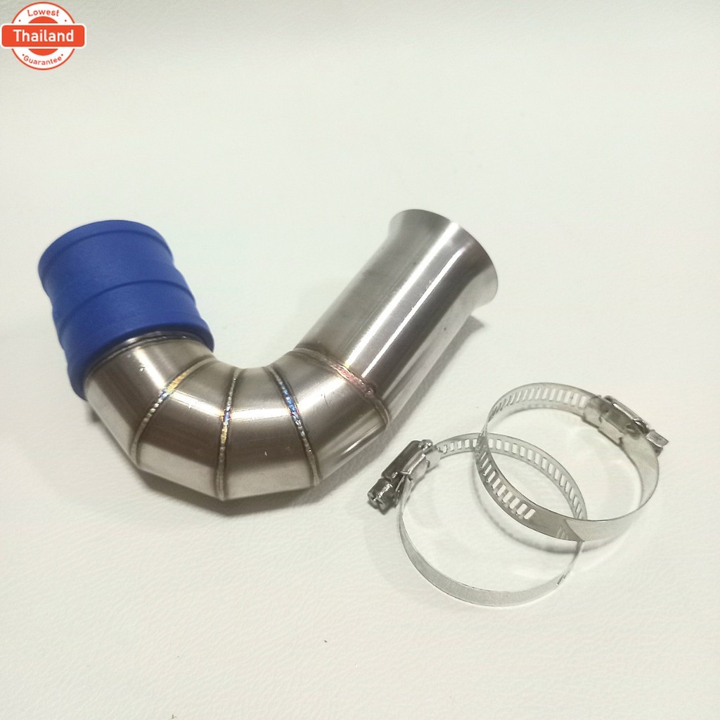 ท่อกรองเลส WAVE125i ใหม่ LED 2023-2024 คอกรองสแตนเลสเวฟ W125i ใหม่ LED เวฟ2023 ท่อกรองอากาศเลส มอเตอ