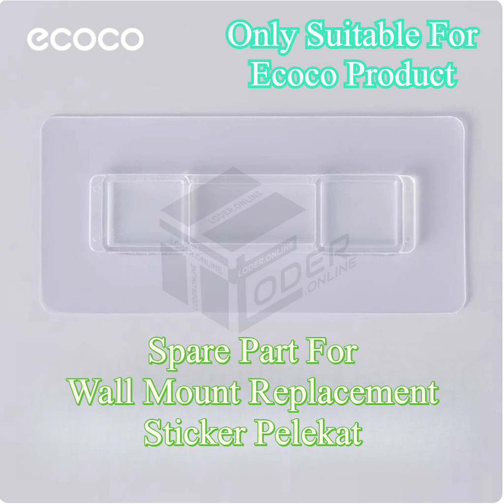 LODER ECOCO สติ๊กเกอร์ติดผนัง Pelekat กาวหมากฝรั่งเปลี่ยน ECOCO สินค้าสติกเกอร์อะไหล่หน่วยสติกเกอร์ส