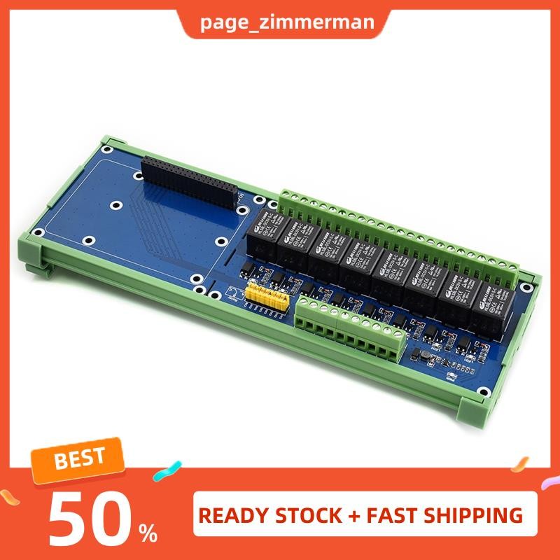 In Stock รีเลย์ขยายโมดูลแปดทางรีเลย์ 5V 8-Channel HAT Shield Kit สําหรับ RasPi RPI RPI4 RPI3B Zero 2
