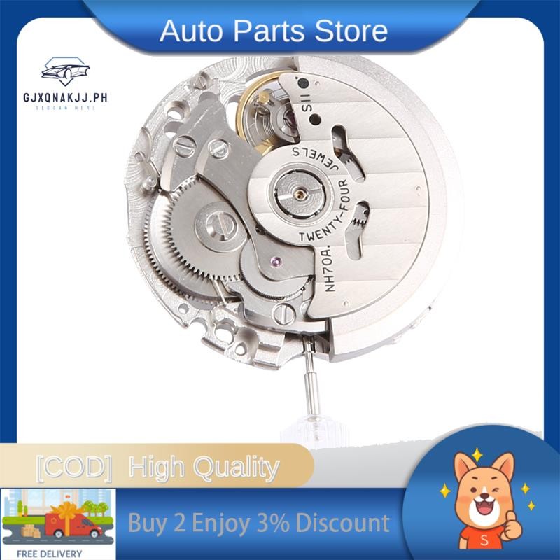 ญี่ปุ่น NH70/NH70A Hollow อัตโนมัตินาฬิกา 21600 BPH 24 Jewels ความแม่นยําสูง Fit สําหรับนาฬิกากลไก