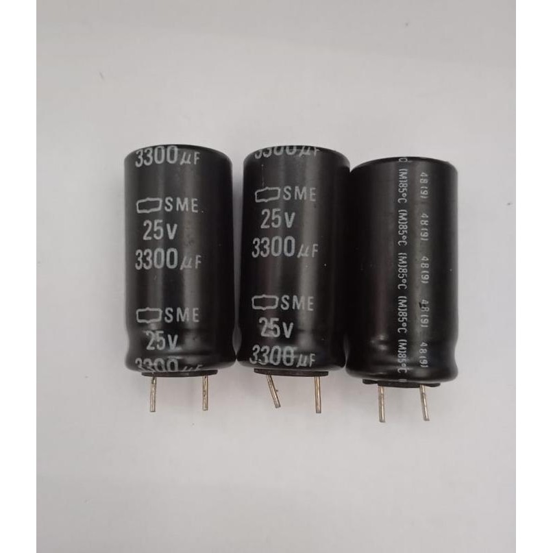 SPaRePaRt Elco Capacitor 3300uf 25v SME - ของแท้