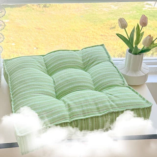 MLADEN เบาะรองนั่งสแควร์ 45x45CM สบายและระบายอากาศ ทำความสะอาดง่าย ทำให้หนาขึ้น เบาะรองนั่ง