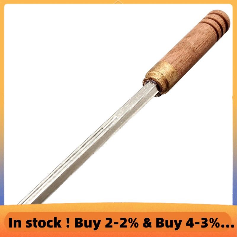 กีตาร์ Fret Crowning File กีตาร์ Fret ไฟล์กีตาร์ Fret Dressing File แคบพิเศษ 3 ขนาดที่แตกต่างกันขอบ