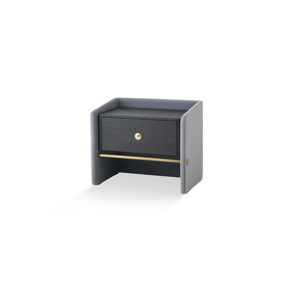 SB Design Square โต๊ะข้างเตียง KENNETH สีดำ (65x43x56 ซม.)  แบรนด์ DESIGN & DECOR