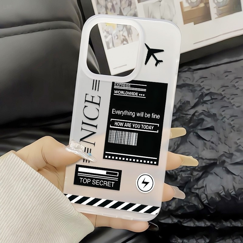 Daily Long Journey Ticketเคสโทรศัพท์แบบยืดหยุ่นเหมาะสําหรับiPhone 11 12 13 14 15 16 pro max 16plus 1