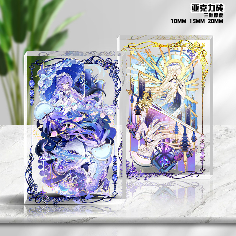 Wuthering Waves คริสตัลอะคริลิคขาตั้ง High-value เครื่องประดับ Carttehyia Rover Carttehyia Rover/aic