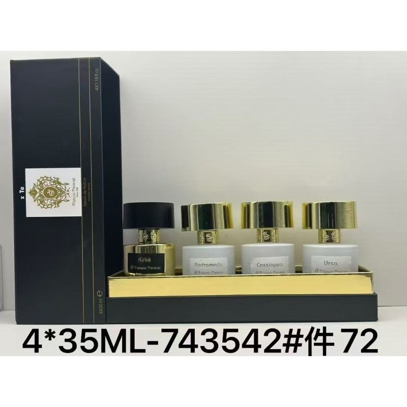 2025 Tiziana Terenzi Terenzi ตัวอย่างขนาดกลาง 35 มล. ชุดสี่ชิ้นมูลค่ากลิ่นหอมติดทนนาน