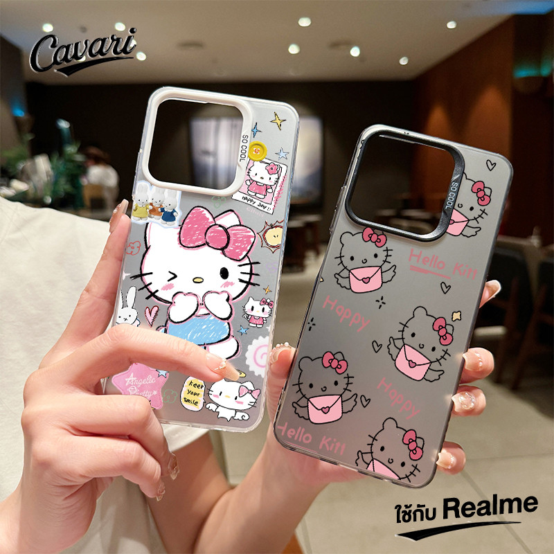 เคสโทรศัพท์ Realme C53 C35 C20 C30 C55 C12 C11 C51 C21 6i 5 8i 7i C15 C67 C25 C25Y ชุดกิตตี้ฉลองสุข โทรศัพท์ จัดส่งจากปร