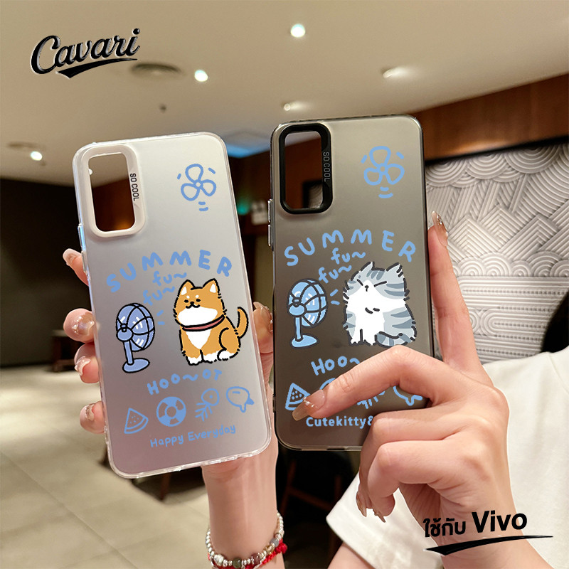 เคสโทรศัพท์ Vivo Y17s Y18 Y15 Y22 Y21 Y27 Y17 Y78 Y20 Y12i Y02 Y15s Y33s Y36 Y100i Y12s สัตว์น่ารักฤดูร้อน โทรศัพท์ จัดส