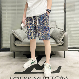 CD HOME กางเกงขาสั้นผู้ชายใหม่ลายยอดฮิต สินค้าขายดี เนื้อผ้าดีมีน้ําหนักเบาและระบายอากาศได้ดี ใส่เล่นได้ใส่เที่ยวได้