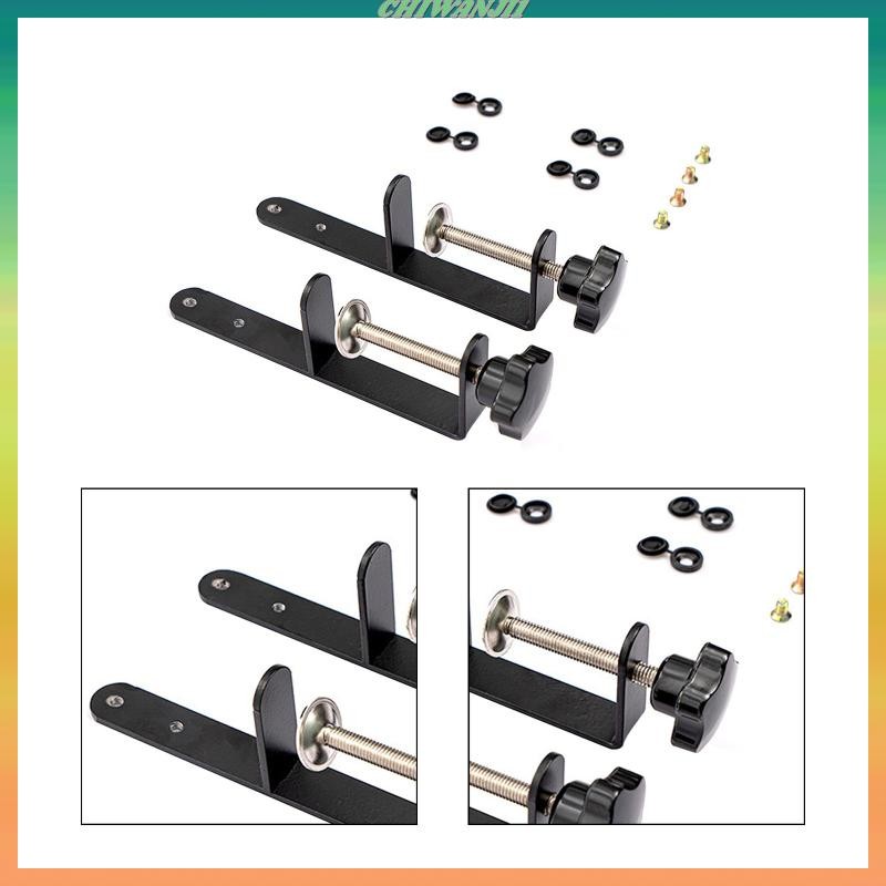 [ Chiwanji1] 2x Pegboard Desk Mount Pegboard อุปกรณ์เสริมคลิปยึดคลิปหนีบโต๊ะสําหรับบ้าน