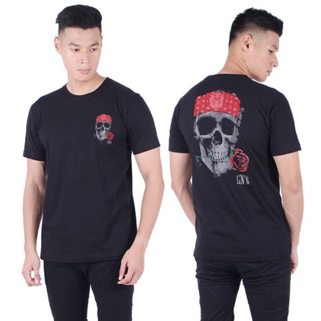 เสื้อยืดวงห้องจราจรวินเทจ Axl Rose Print Tees