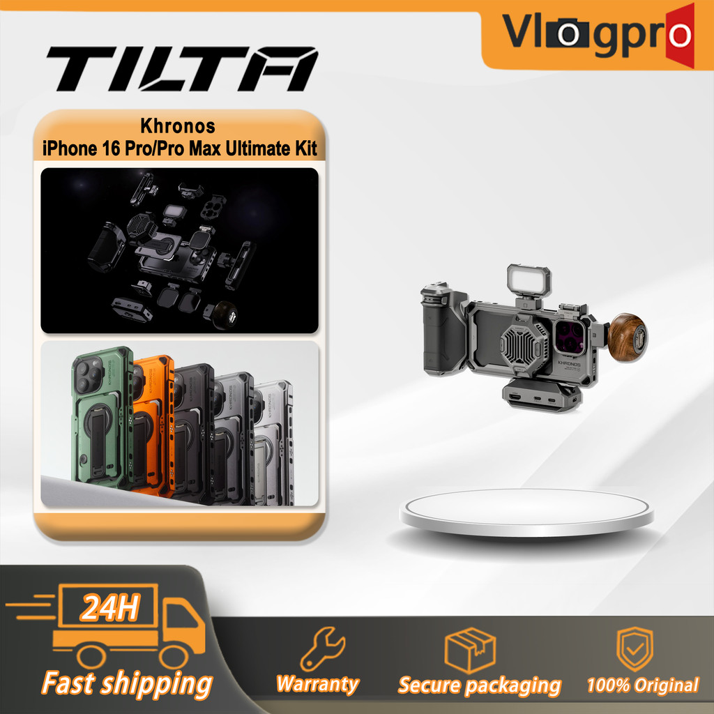 Tilta Khronos iPhone 16 Pro/Pro Max Case Video Rig สําหรับการถ่ายภาพ iPhone