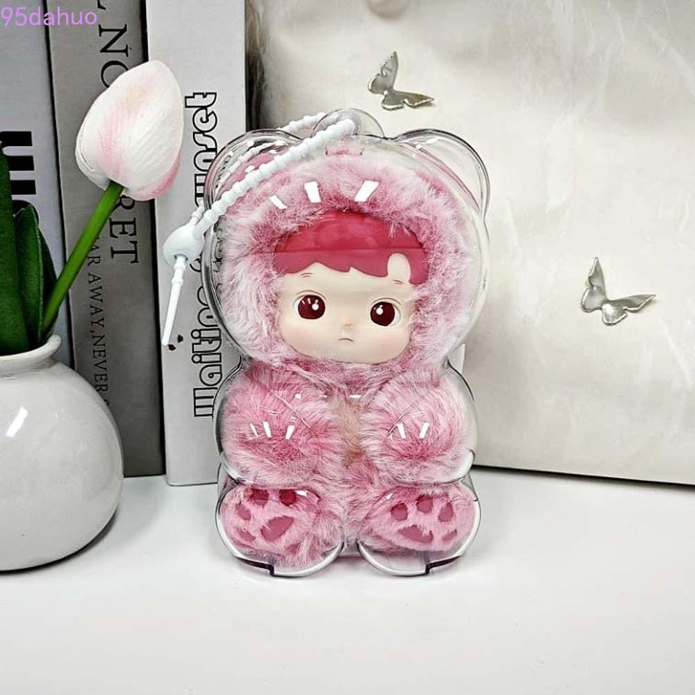 กระเป๋าพกพาเป็ด PVC Ita กันฝุ่นโปร่งใส มีฝาครอบและสายคล้องคอ ดีไซน์น่ารัก