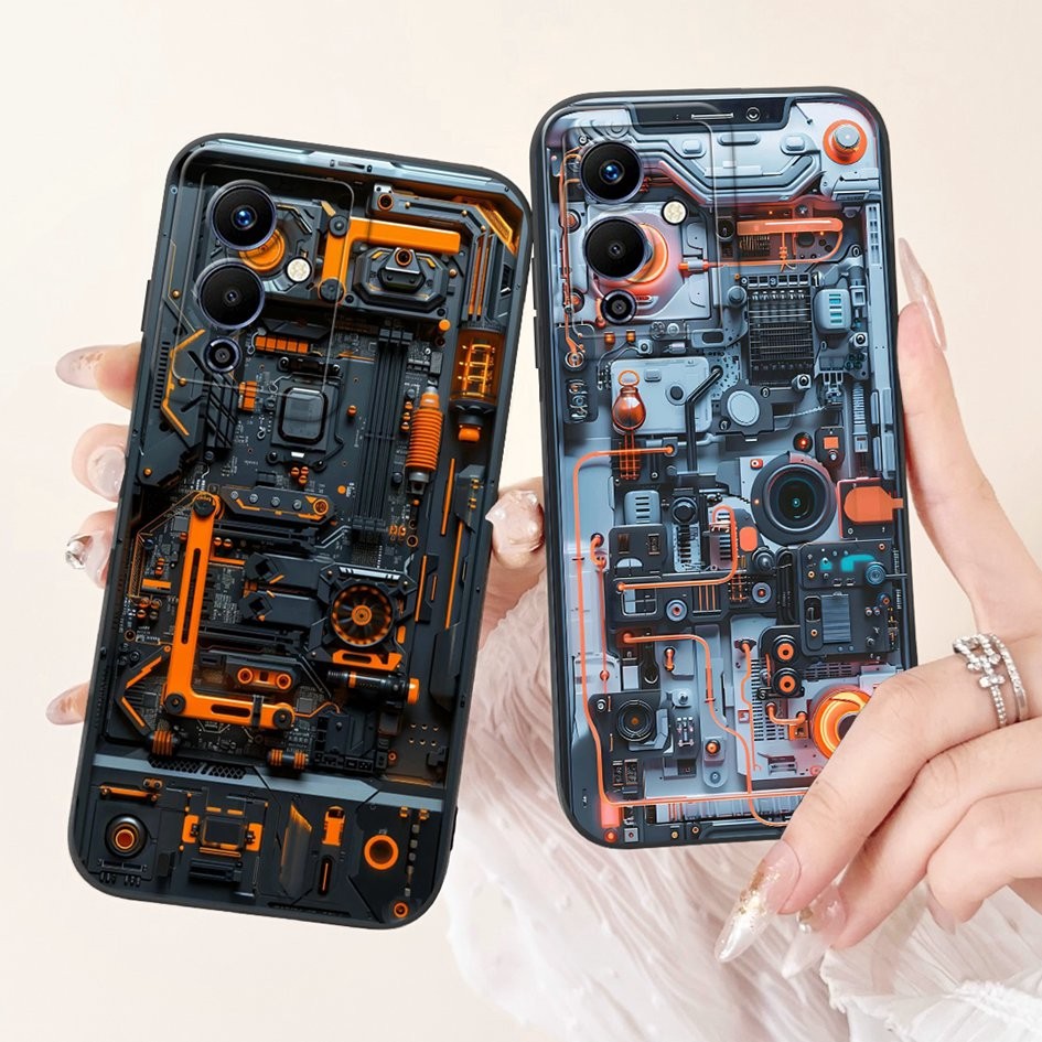 ปลอกกันกระแทกสําหรับ Infinix Note 12 5G X671 / Note 12 Pro 5G X671B กรณี Cool ทาสีซิลิโคนอ่อนนุ่มปกหลัง