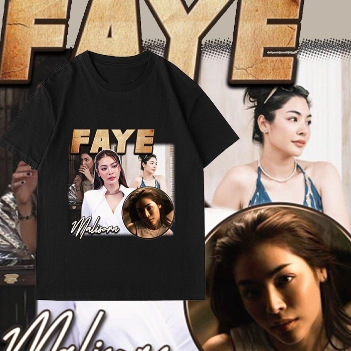 FAYE&YOKO👕👕Faye Malisorn Tshirt Collection THAILAND TEE GRAPHIC CLOTHING Man ผู้ชาย 100%ผ้าฝ้ายแท้ F
