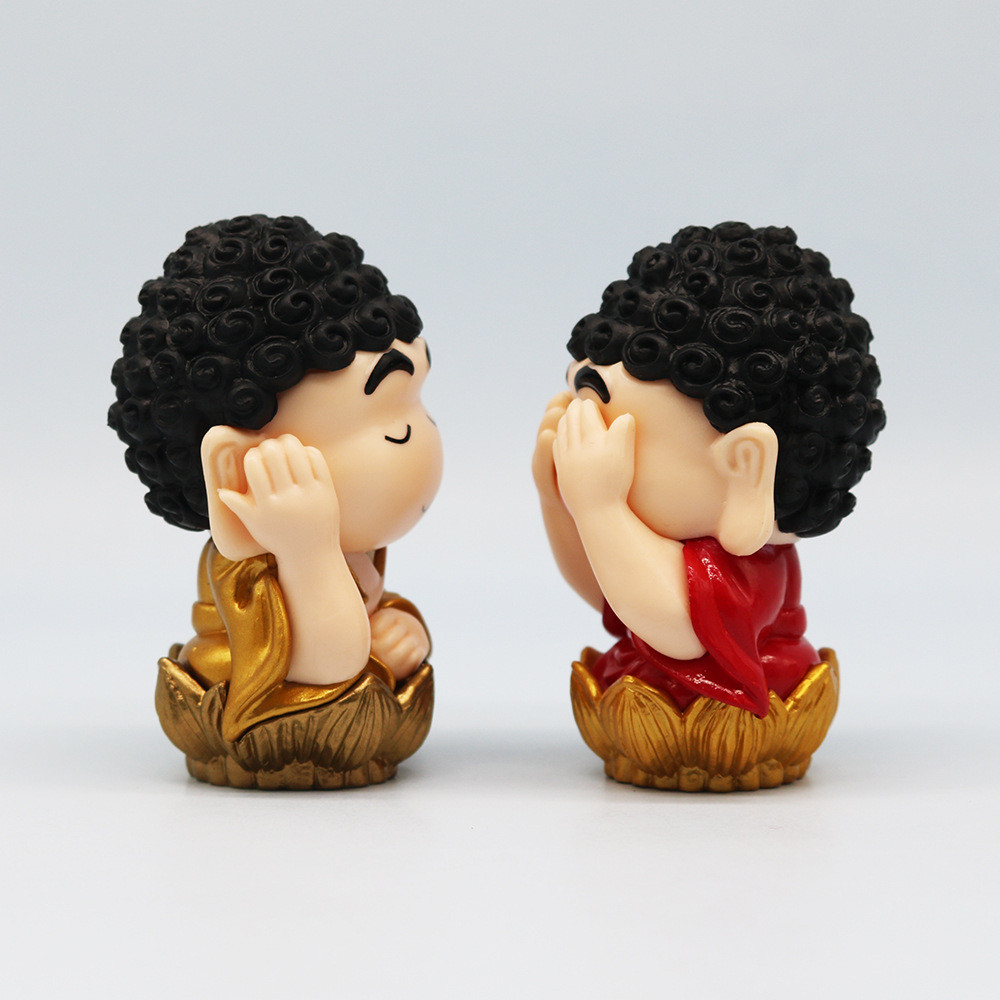 💥 จัดส่งจากประเทศไทย 💥4 ชิ้น/เซ็ต Crayon Shin chan คอสเพลย์ศากยมุนีอะนิเมะรูป COD สต็อกรูปตุ๊กตาของเล่นสําหรับของขวัญเด็กคอลเลกชันเครื่องประดับรถบ้านเค้กตกแต่ง - รูปที่ 6