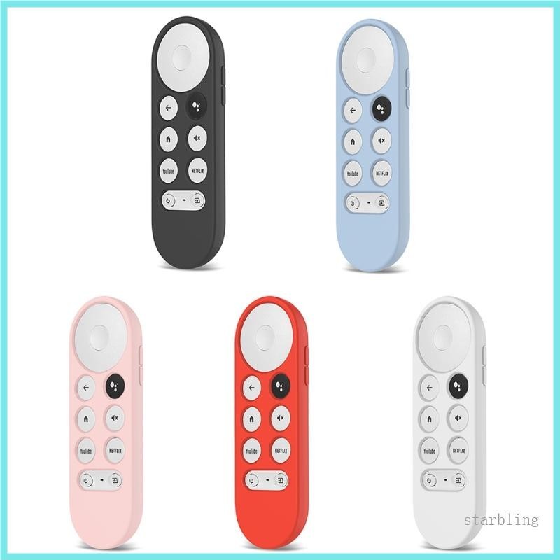 Star Replacement Remote Cover Silicone for Case Sleeve for Chromecast TV 2020 Voice Remote Controlle