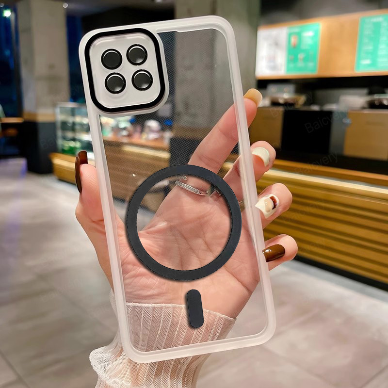 Huawei Honor X6B X8 5G X6S X6 X8A 5G X8B Casing Phone Case Cover Bumper Camera Lens Protect Support Magnetic Wireless Charger Sticker