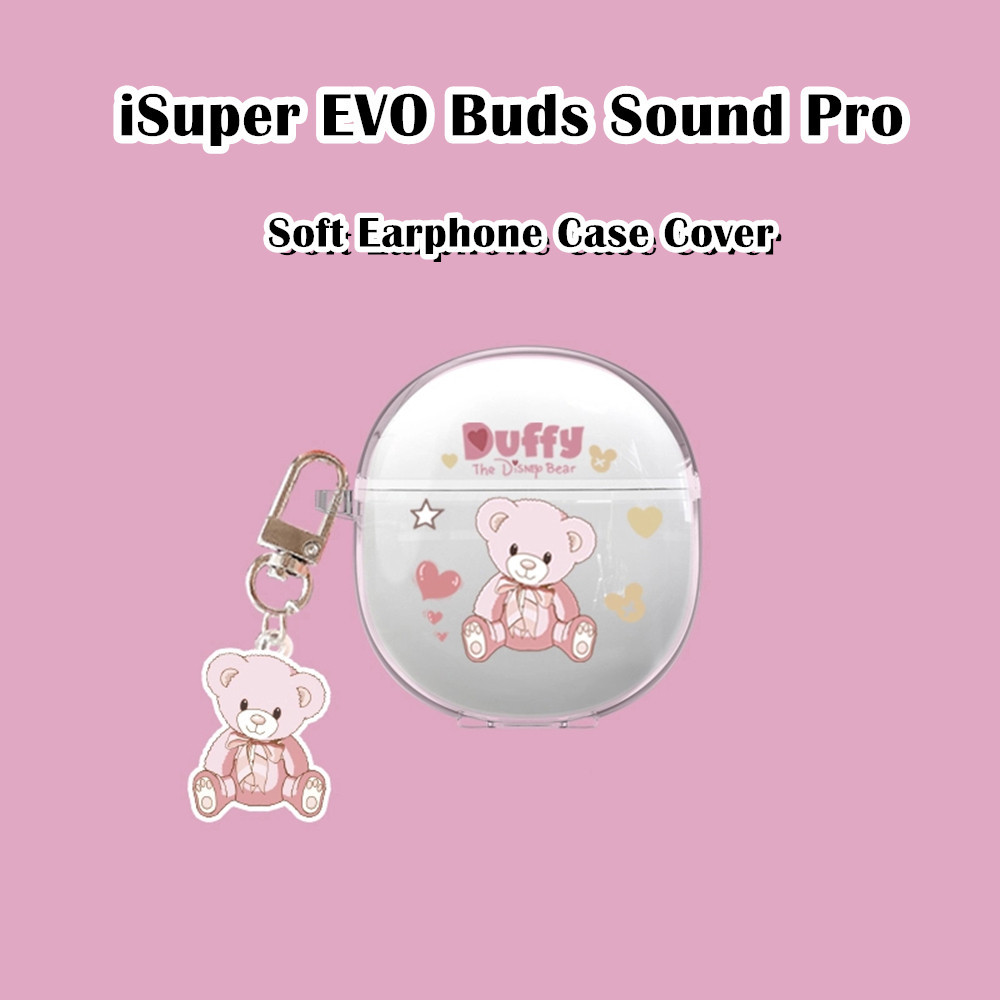 ประณีตสําหรับ Isuper EVO Buds Sound Pro Case น่ารักการ์ตูนซิลิโคนอ่อนนุ่มหูฟังกรณีปลอก