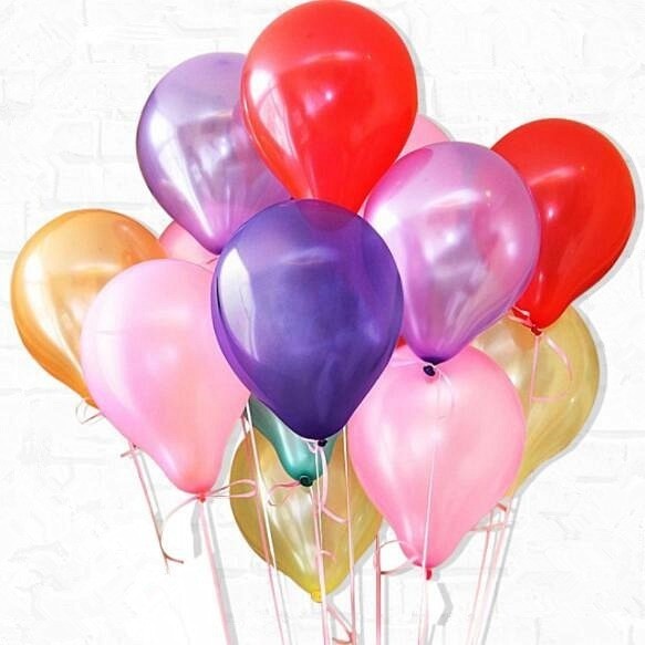 10 ชิ้นน้ําหนักเบา 10 นิ้ว Pearlescent รอบบอลลูนงานแต่งงานตกแต่งห้อง 1.2 กรัมบอลลูนวันหยุดฉลองตกแต่งบอลลูนน้ํายาง