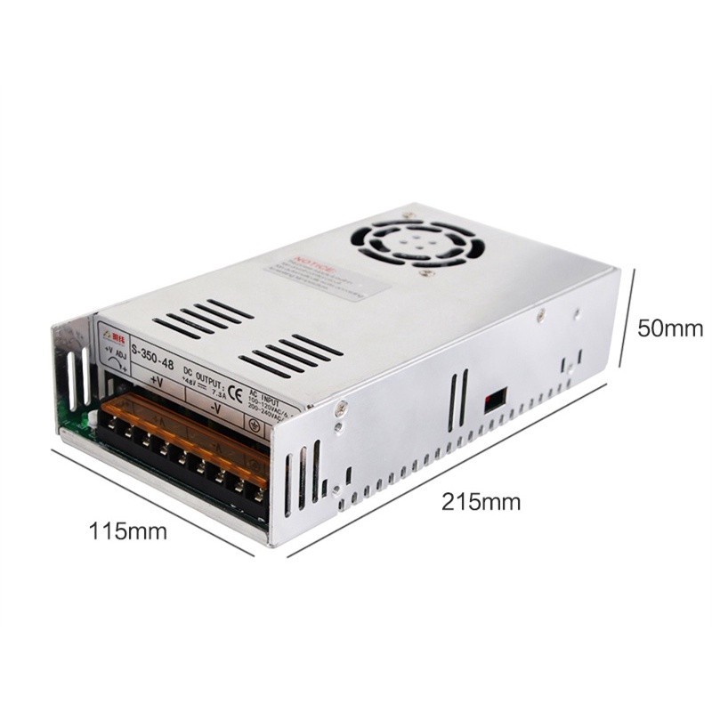 ✡Original MW cnc router Power supply S-350-48 350W 48V 7.3A Switching Power Supply