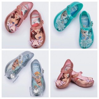 Melissa Jelly Shoes/Frozen Elsa Princess Flat Shoes/รองเท้าแ…