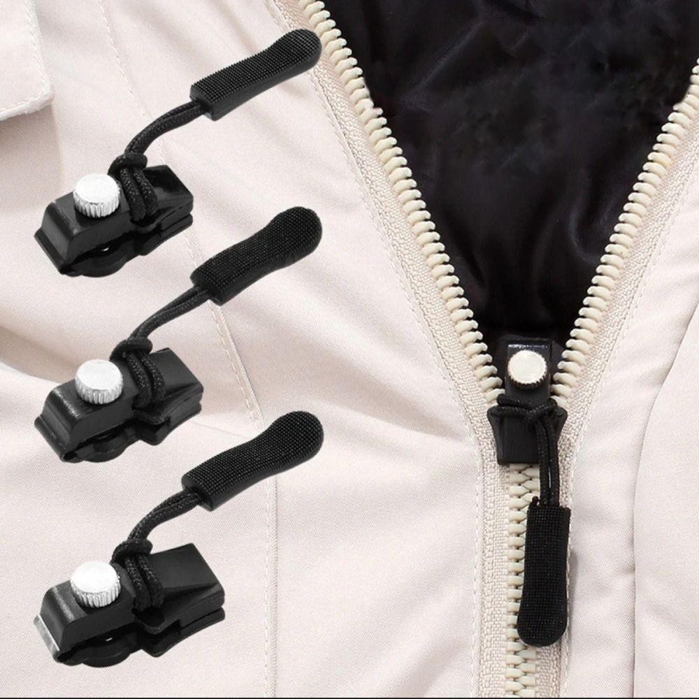 ALMA หัวซิป, 3 ขนาดที่แตกต่างกันเปลี่ยน Bad Buckle ชุดซ่อมซิป, เครื่องมือเย็บผ้า DIY โลหะกระเป๋าเดินทางหัวซิป - รูปที่ 2