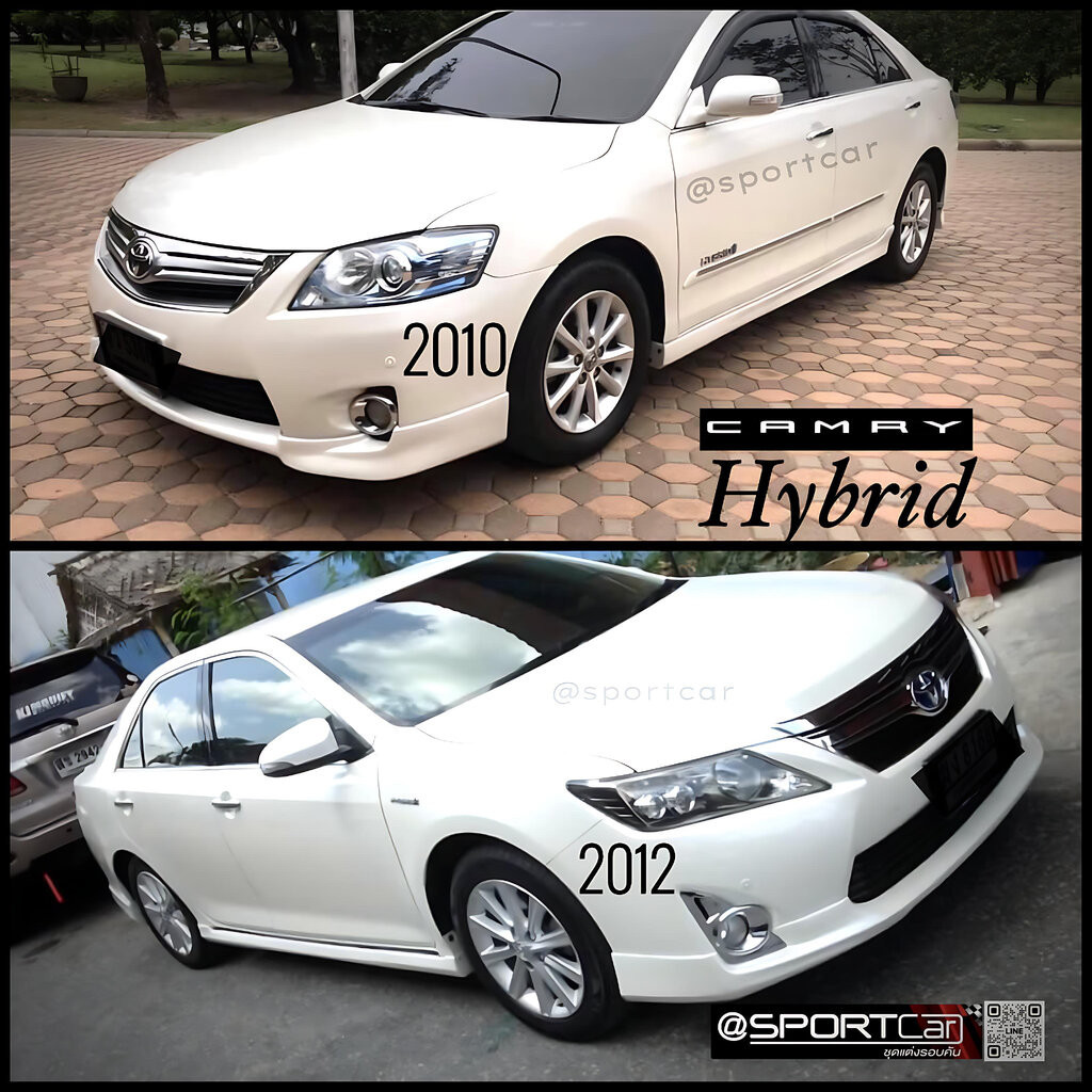 ชุดแต่ง Camry 2010 2012 2013 รุ่นHybrid ทรงOEM สเกิร์ตรอบคัน Camry, Toyota Camry แต่งสวย, ชุดแต่งรอบ