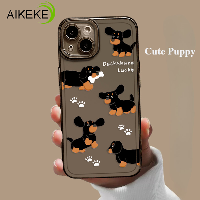 สําหรับ Huawei Nova 12 11 10 9 8 7 5 Pro Nova 11 Ultra Nova 11 10 9 8 7 6 SE 7i 5T Y9 Prime 2019 Y9S SE เคสโทรศัพท์น่ารัก Sausagedog Dachshund Soft TPU ฝาหลัง