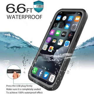 Full Sealed Clear IP68 กันน้ําสําหรับ iPhone 15 14 Plus 13 1…