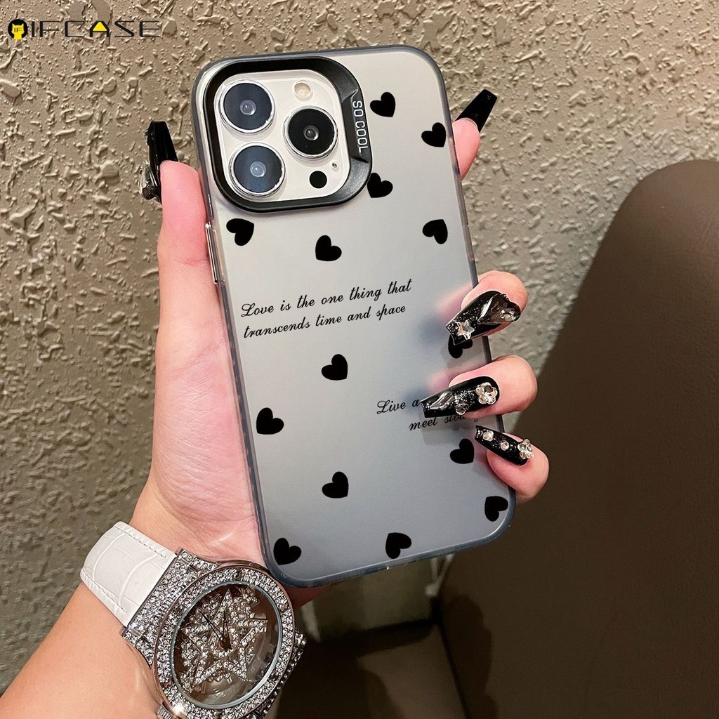 สําหรับ OPPO Reno 11 F 11F 11A 10 9 Pro Plus 8 Lite 8T 4G 8Z 5G เคสโทรศัพท์น่ารัก Love Loving Heart 