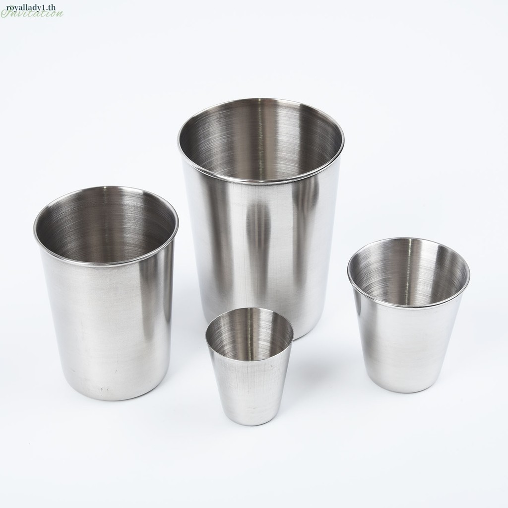 [มีในสต็อก] ​  สแตนเลส 30/70/180/320ml เบียร์ Cola Milkshake Cup สําหรับบาร์ร้านกาแฟ