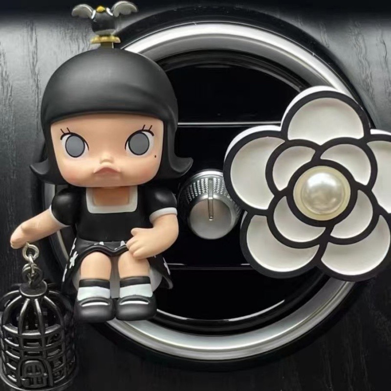 เครื่องปรับอากาศลายการ์ตูน MOLLY การตกแต่งช่องลมของตกแต่งในรถยนต์ของตกแต่งในรถยนต์ของตกแต่งในรถยนต์
