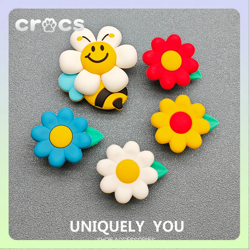 jibbitz crocs 3D bee flowers jibbitz crocs เกาหลี crocs jibbitz jibbitz crocs ของแทั